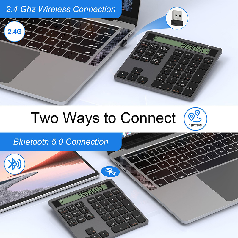 Tablet Accessories Uk - JOMAA USB 무선 맞춤형 숫자 키패드(스크린