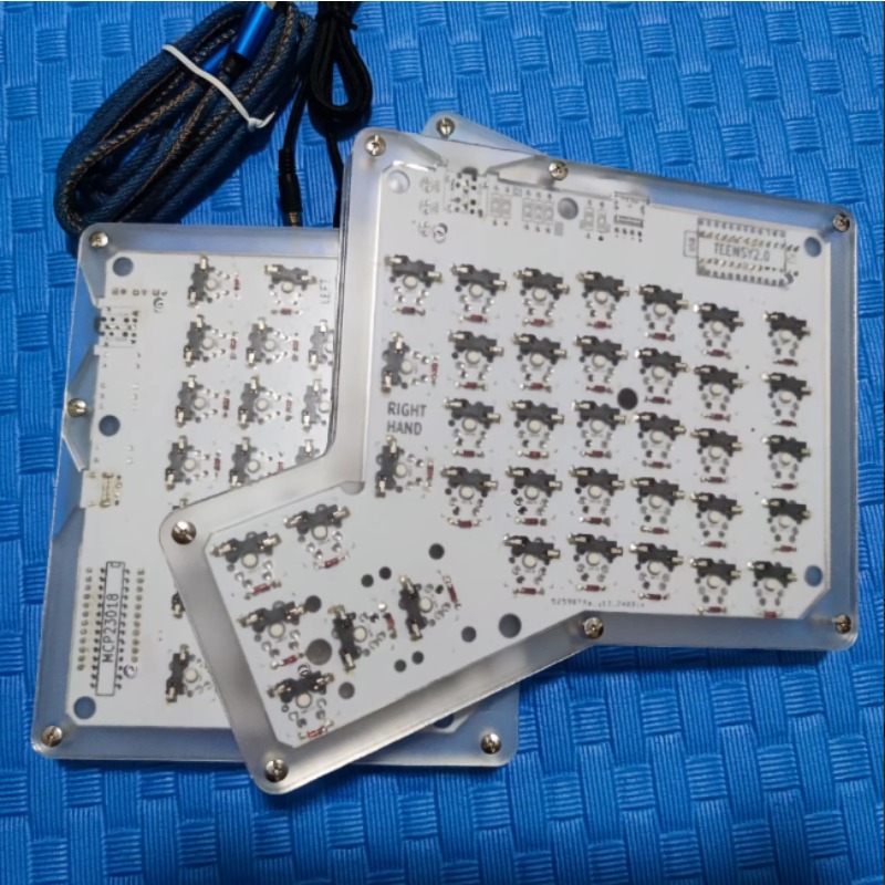 Tablet Accessories 3D Print - Ergodox 분할 키보드 키트 유선 핫