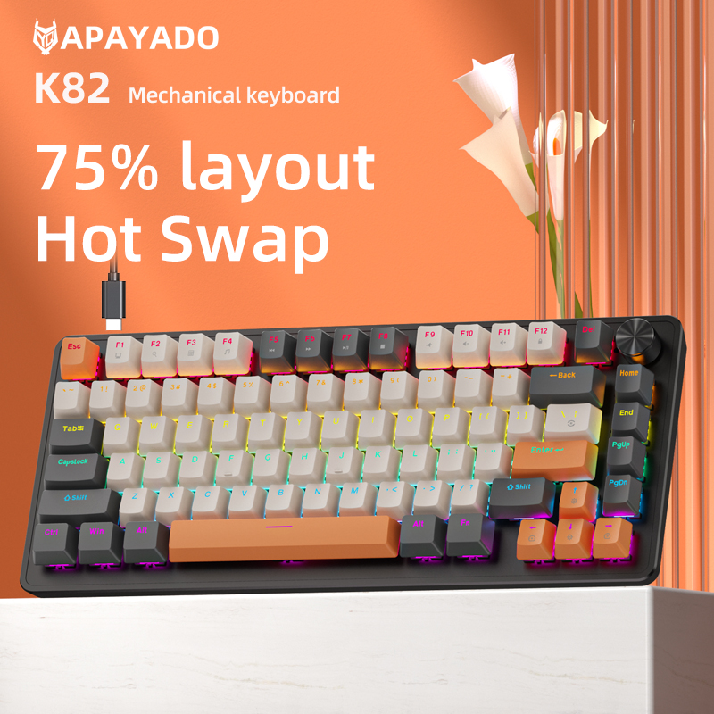 Tablet Accessories Uk - 맞춤형 유선 게이밍 키보드 75 APAYADO