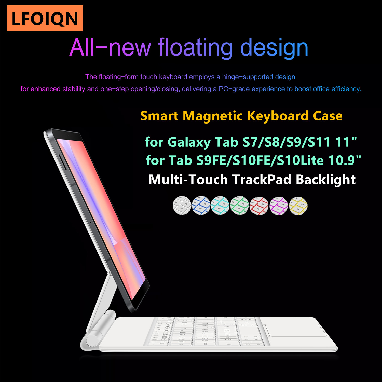 Vortex Tablet Accessories - LFOIQN 매직 키보드 삼성 갤럭시 탭