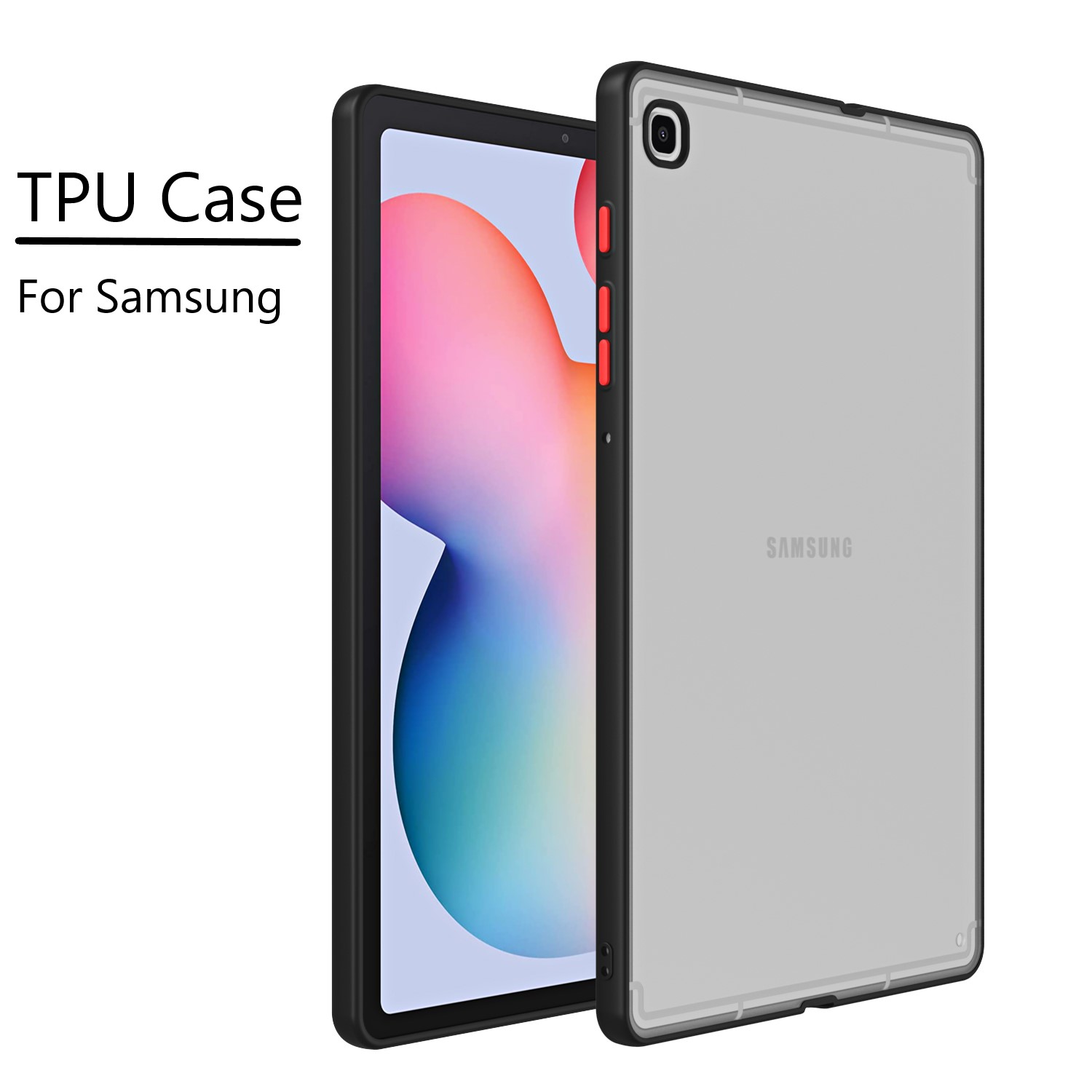 Tablet A9 Accessories - TPU 소프트 백 케이스 삼성 갤럭시