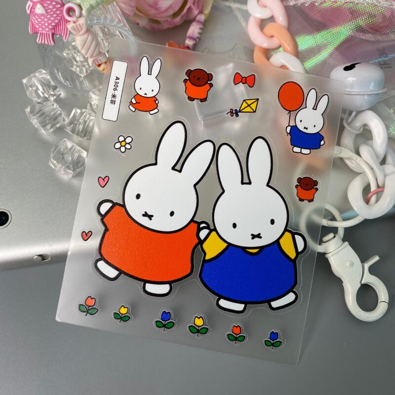 Tablet Accessories 3D Print - 만화 미피 3D 스티커 귀여운 애니메이션