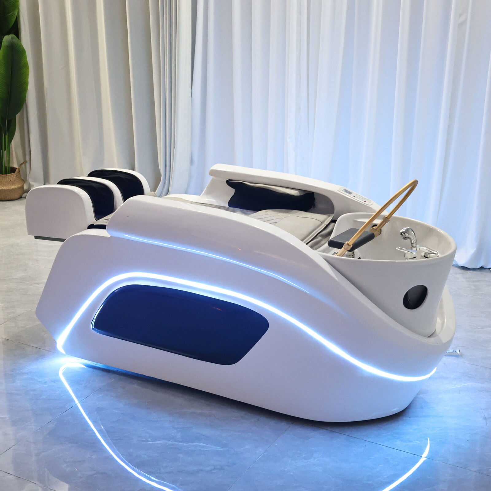 브랜드 헤어 살롱 샵 자동 마사지 샴푸 침대 헤어 워시 - Massage Table Accessories Uk 리뷰 및 가격