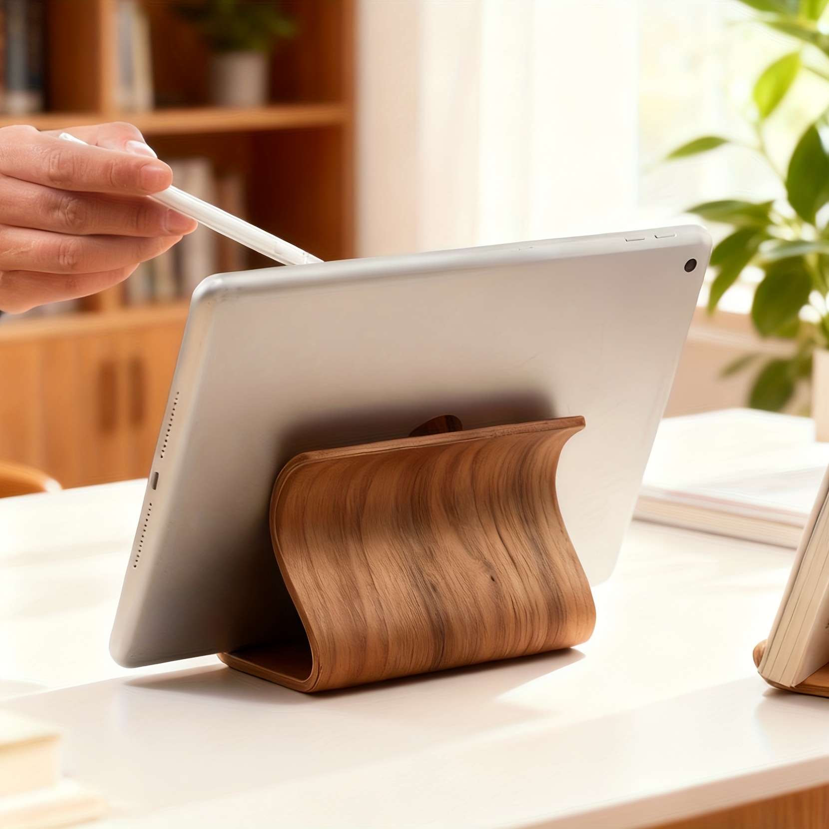 [새로운 나무 휴대폰 거치대] 새로운 휴대용 나무 데스 - Blackview Tablet Accessories 리뷰 및 가격