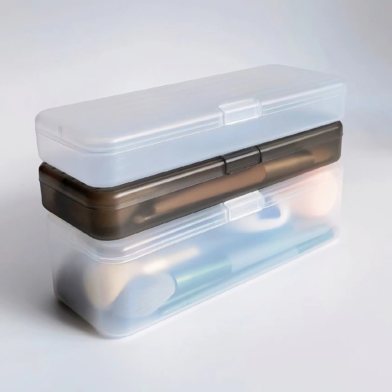 1PC 투명 플라스틱 화장품 보관 상자 메이크업 브러쉬 - Case With Pencil Holder 리뷰 및 가격