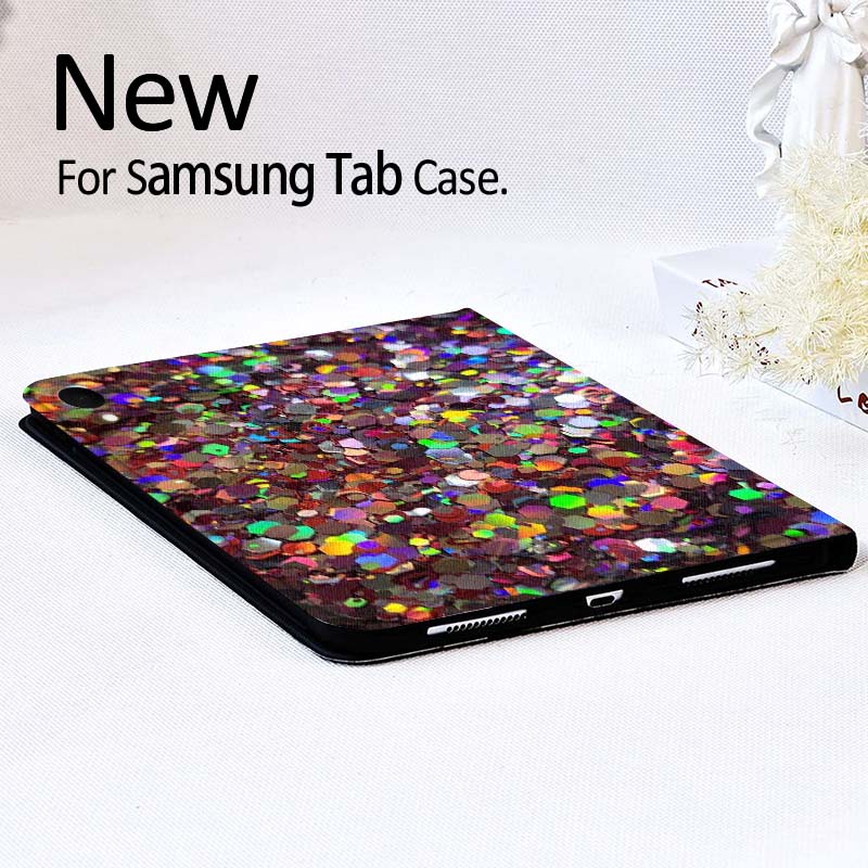 반짝이는 패턴 디자인 삼성 갤럭시 탭 A A7 A8 A - Tablet A9 Accessories 리뷰 및 가격