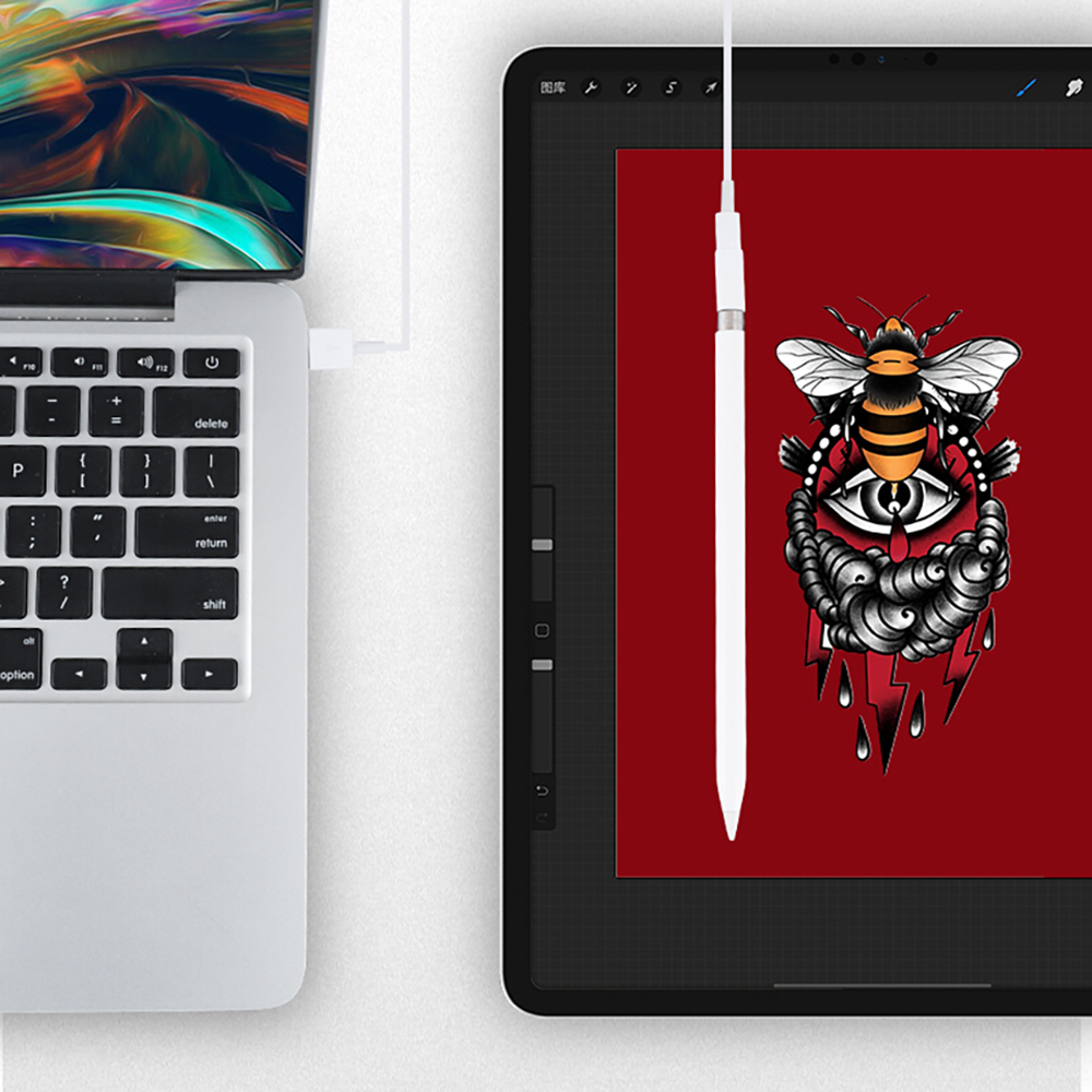Apple 터치 펜용 커넥터 충전기 어댑터 Apple  - Tablet Stylus Accessories 리뷰 및 가격