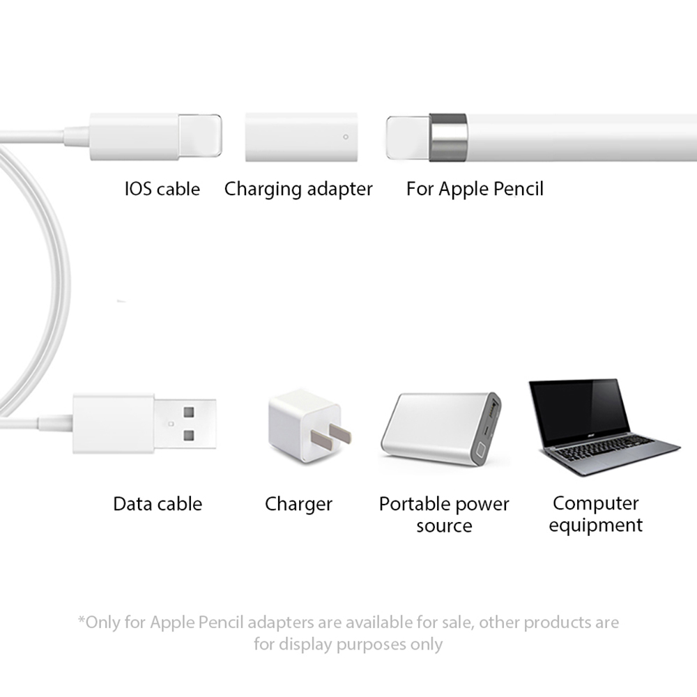 Apple 터치 펜용 커넥터 충전기 어댑터 Apple  - Tablet Stylus Accessories 리뷰 및 가격