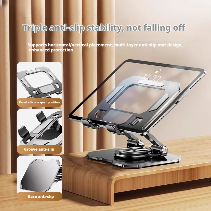 360 °   회전식 금속 태블릿 스탠드 접이식 조절  - Blackview Tablet Accessories 리뷰 및 가격