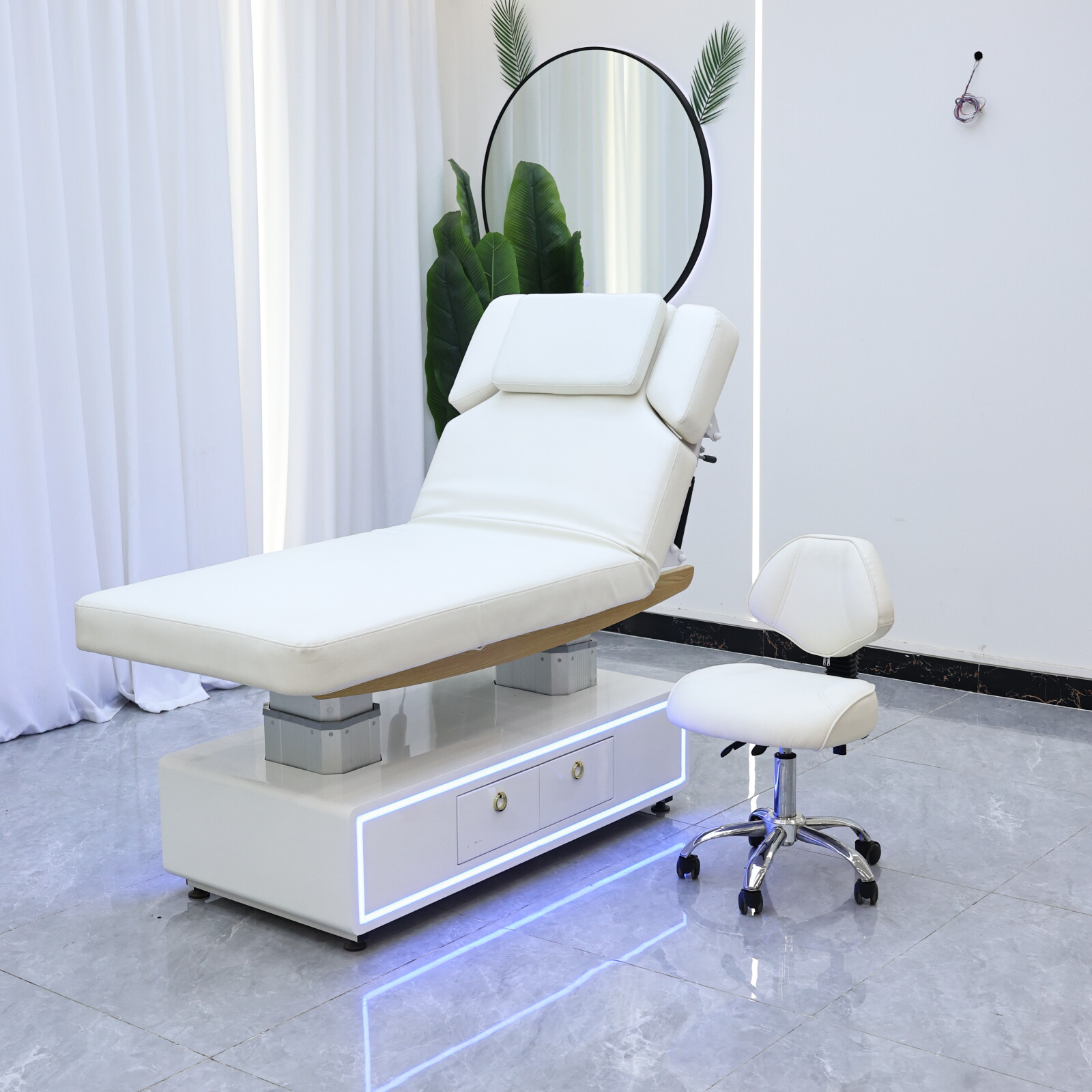전동 리프팅, 화이트 뷰티 케어 베드, 페이셜 하이드로 - Massage Table Accessories Uk 리뷰 및 가격
