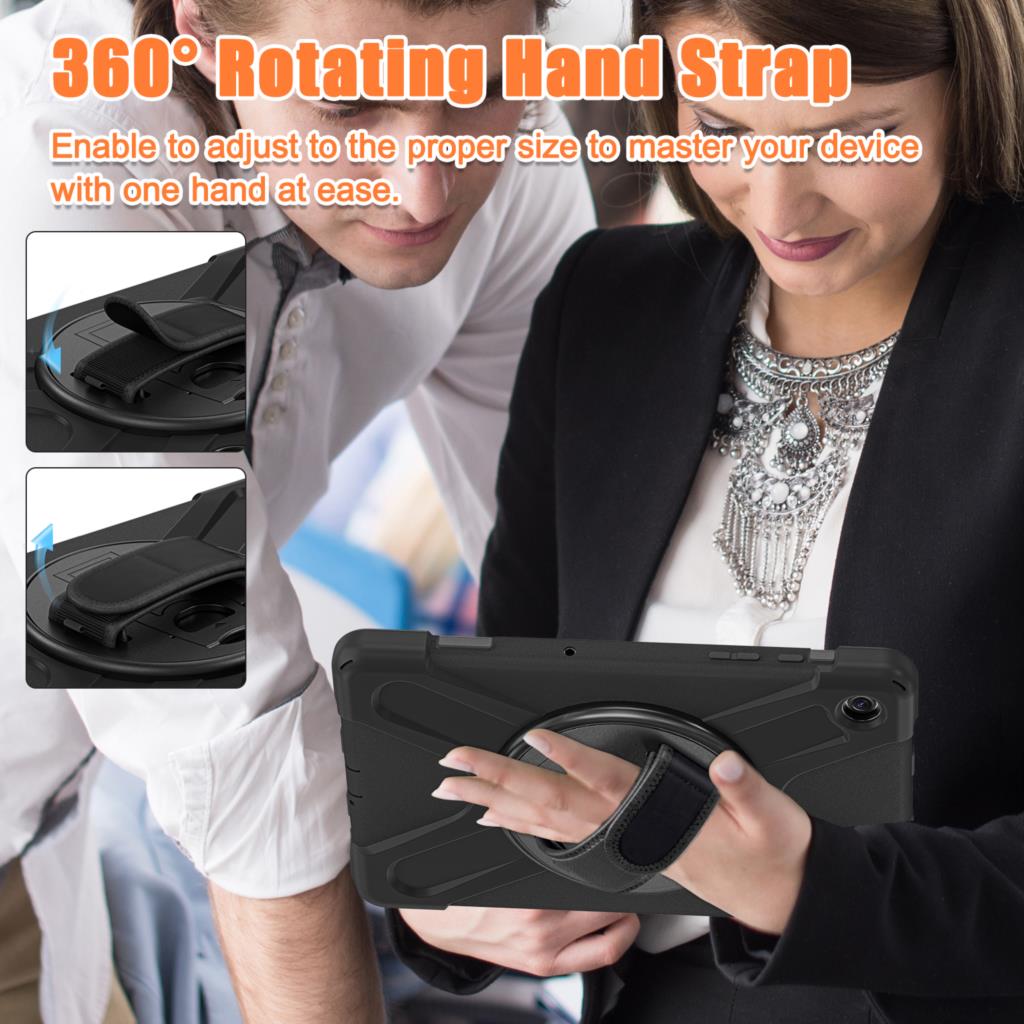 삼성 갤럭시 탭 360 회전 케이스, 핸드 숄더 스트랩 - Tablet A9 Accessories 리뷰 및 가격