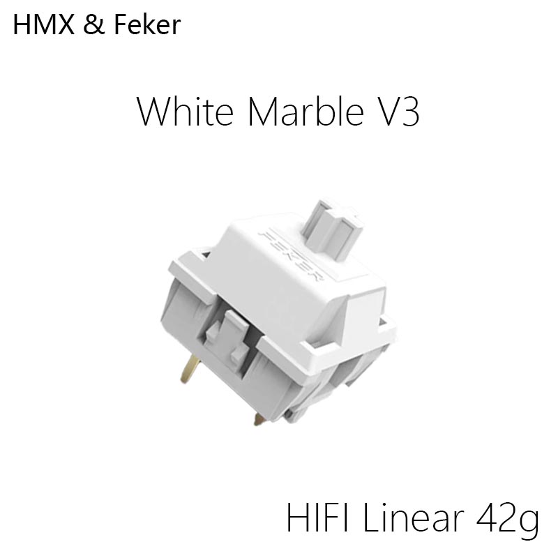 HMX Feker 화이트 마블 V3 핫스왑 기계식 키보 - Tablet Accessories Uk 리뷰 및 가격