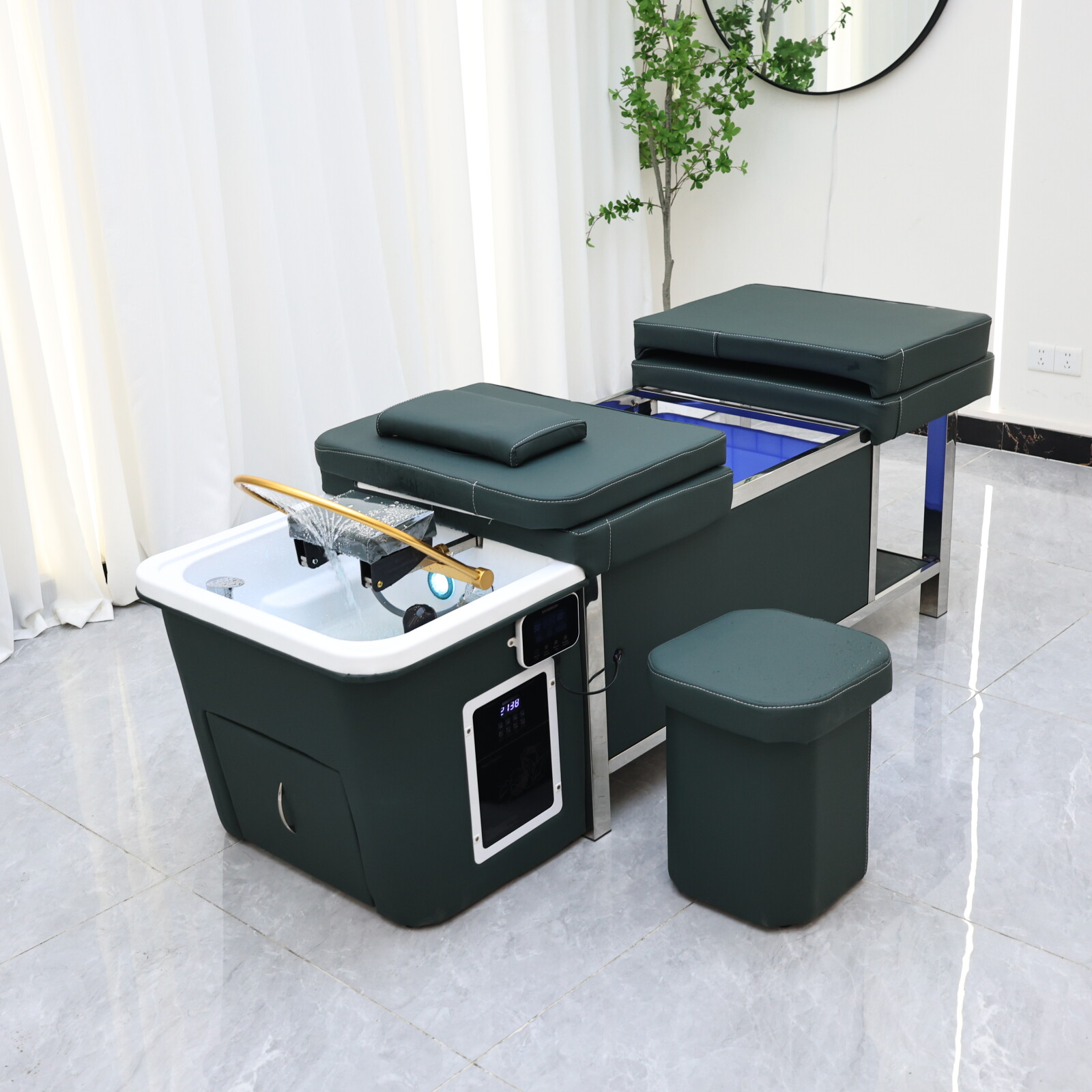 헤드 스파 마사지 샴푸 침대 (온수 기능 포함), 헤드 - Massage Table Accessories Uk 리뷰 및 가격