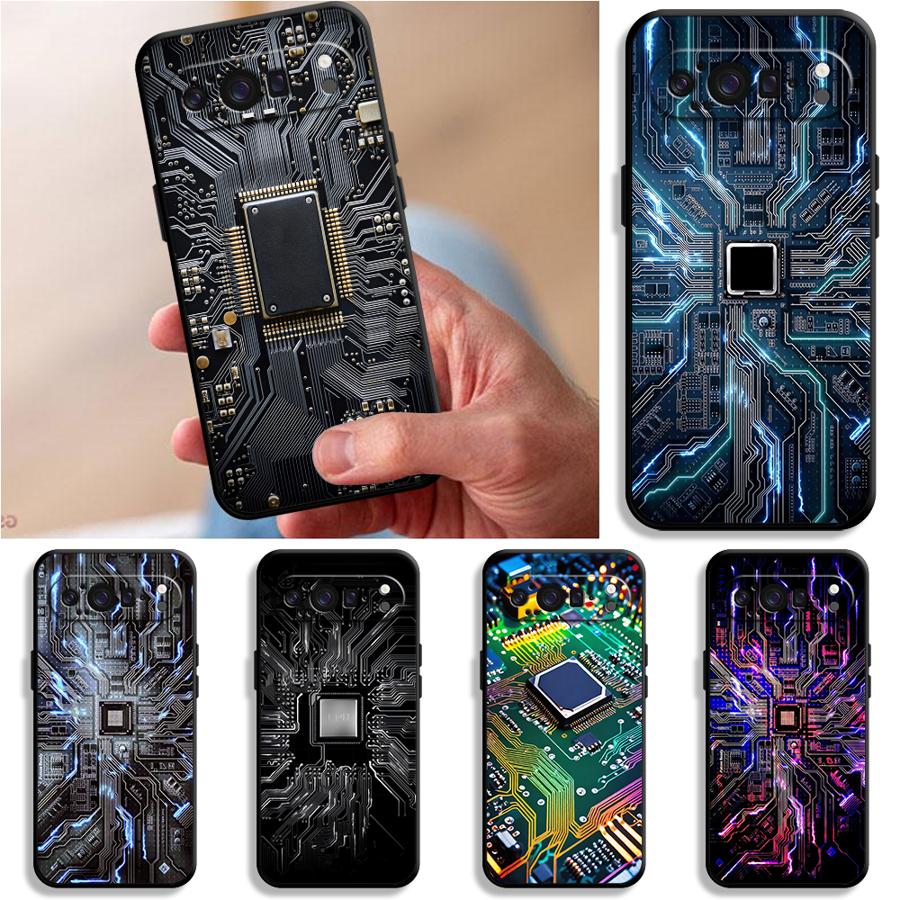 레트로 회로 기판 디자인 펀다 폰 커버 케이스 (구글  - Google Pixel 9 Pro 리뷰 및 가격