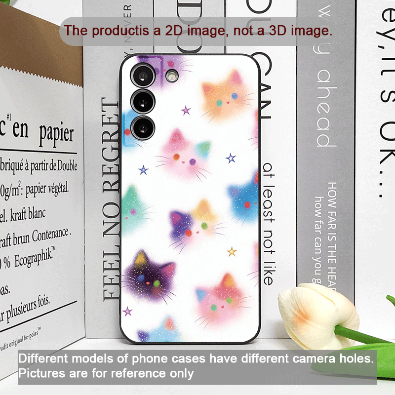 재미있는 그래피티 화려한 고양이 머리 프린트 휴대폰 케 - Huawei Nova 12 리뷰 및 가격