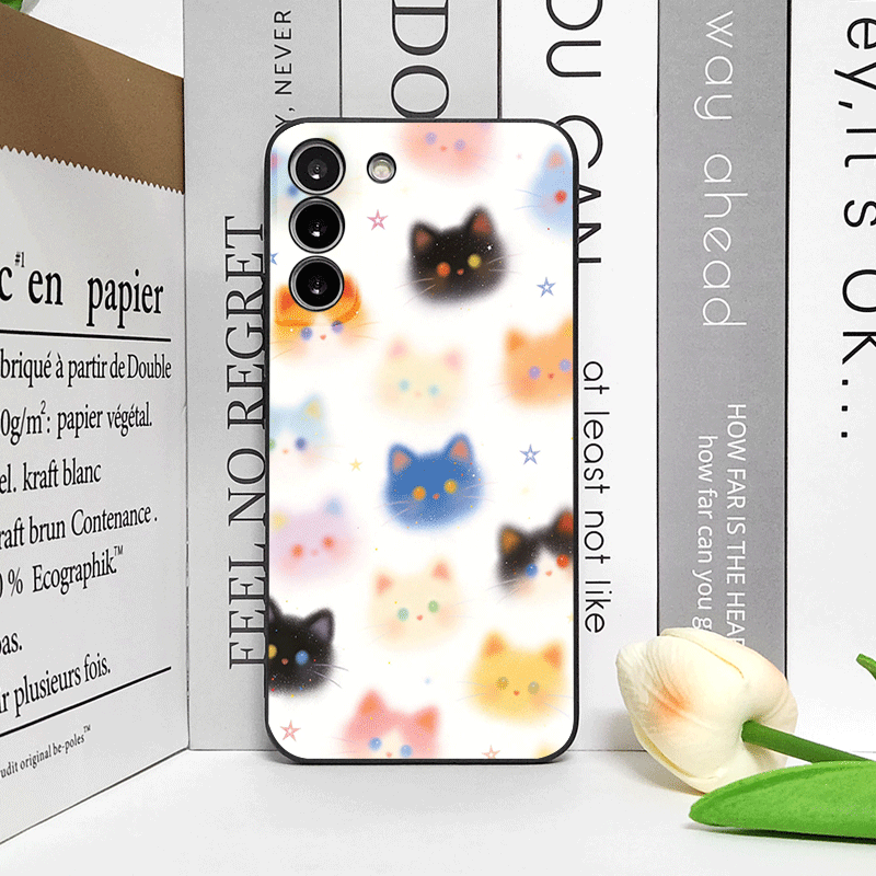 재미있는 그래피티 화려한 고양이 머리 프린트 휴대폰 케 - Huawei Nova 12 리뷰 및 가격
