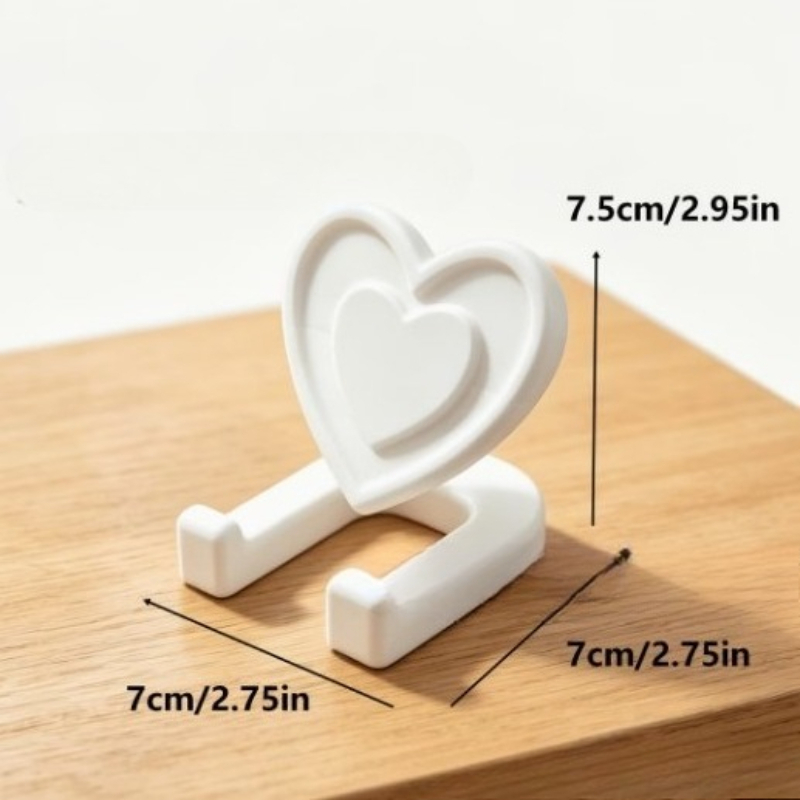 3D 프린팅 발렌타인데이 로맨틱 하트 모양 휴대폰 거치 - Tablet Accessories 3D Print 리뷰 및 가격