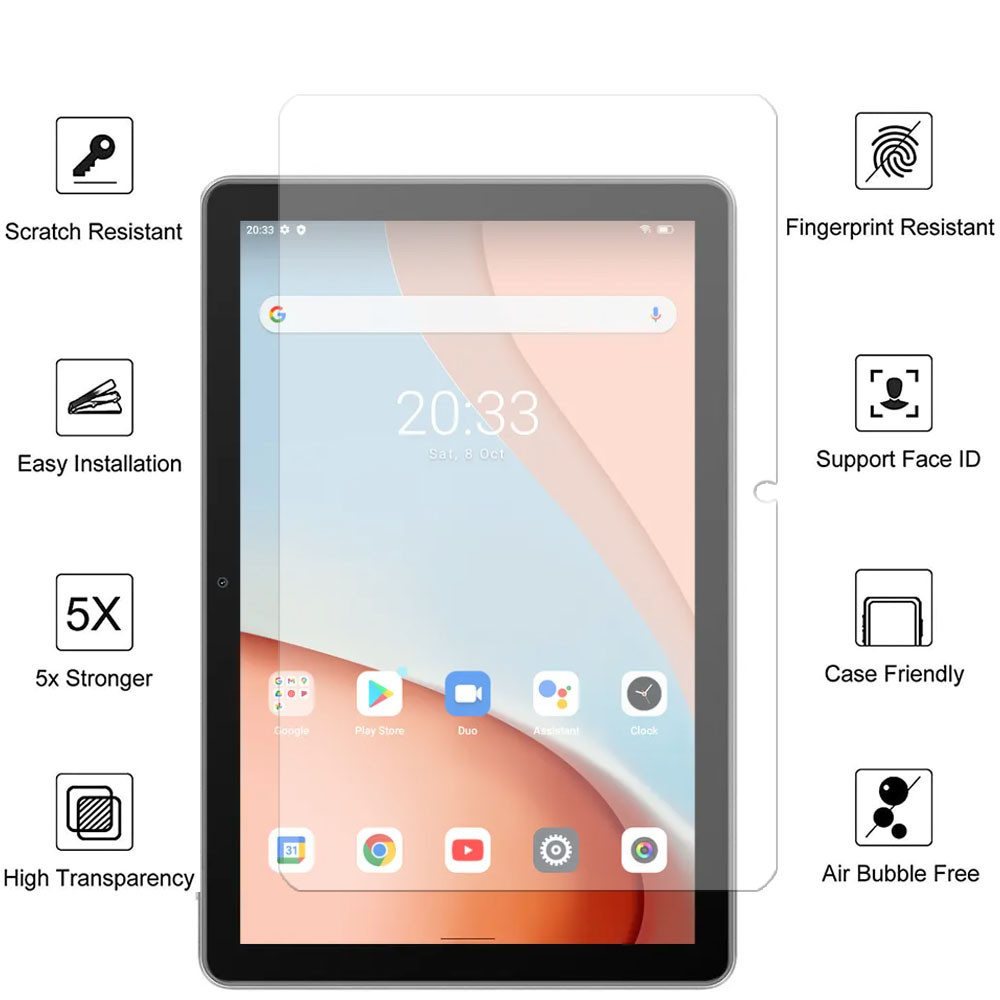 Blackview 탭 용 2PCS 유리 화면 보호기 6 - Blackview Tablet Accessories 리뷰 및 가격